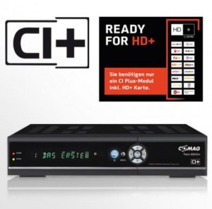 COMAG TWIN HD/CI+ digitaler Satelliten Receiver Twin-Tuner HDTV mit 500 GB Festplatte