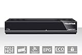 TELESTAR digiHD TS 11 - Sat Receiver HD - digitaler HD Satelliten Receiver (DVB-S, DVB-S2, HDTV, HDMI, Scart, USB, AAC, Fernbedienung, Mediaplayer, vorprogrammierte Programmliste) schwarz