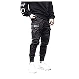 IFOUNDYOU Herren Hosen Cargo 2021 Winter Neu Cargohosen Männer Junge Slim Fit Sport Outdoors Freizeit Retro Mode Trend Arbeithosen mit Gummibund Streetwear Jogginghose mit Reißverschluss Große Größen