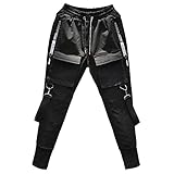 Rumity Herren Hosen Hose Sporthose Trainingshose Cargo Pants Jogginghose Sweatpants Jogger Mode Freizeit Laufen Streifen Enger Beinabschluss Grössentabelle Herren Hosen