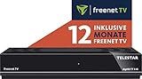Telestar digiHD TT 5 IR DVB-T2 / DVB-C HD Receiver mit Irdeto Entschlüsselung (inkl. 12 Monate Freenet TV, H.265/HEVC, Kabel Empfang, HDMI, AV-Ausgang, USB, LAN) schwarz