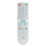 Richer-R Universal Fernbedienung, Satelliten-Receiver Multifunktionsfernbedienung Ersatzfernbedienung,Tragbar Satelliten-TV Remote Control Weiß