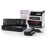 Opticum AX SBOX HD HDTV digitaler Satelliten-Receiver (DVB-S/S2, SAT, HDMI, SCART, USB 2.0, Full HD 1080p, 12V, Mediaplayer) [vorprogrammiert für Astra Hotbird] mit Aufnahme und Timeshift - schwarz