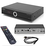 Xoro HRT 8772 HDD Full-HD DVB-C/T2 Receiver (HEVC H.265 Twin Tuner, Irdeto Cloaked CA für freenet TV, ohne SATA Festplatte im FP-Schacht, HDMI, USB PVR Ready, S/PDIF Opt, MiniSCART, 12V) schwarz