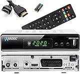[Test GUT *] Anadol ADX 111c Full HD Kabel Receiver, PVR Aufnahmefunktion, Timeshift, HDTV Receiver für alle Kabelanbieter geeignet, HDMI SCART DVB-C, C/2, mit automatisierter Senderinstallation