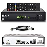 Comag HD25 HD Sat Receiver mit USB Aufnahmefunktion PVR + Mediaplayer mit HDMI Kabel, Astra vorinstalliert Digital Satelliten Receiver DVB-S2, HDMI, Full HD, HDTV