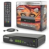 Comag HD45 Digitaler HD Sat Receiver (Full HD, HDTV, DVB-S2, HDMI, SCART, PVR-Ready, USB 2.0) inkl. HDMI Kabel, schwarz